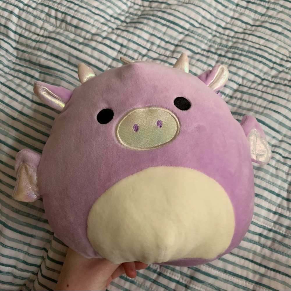 Purple squishmallow.